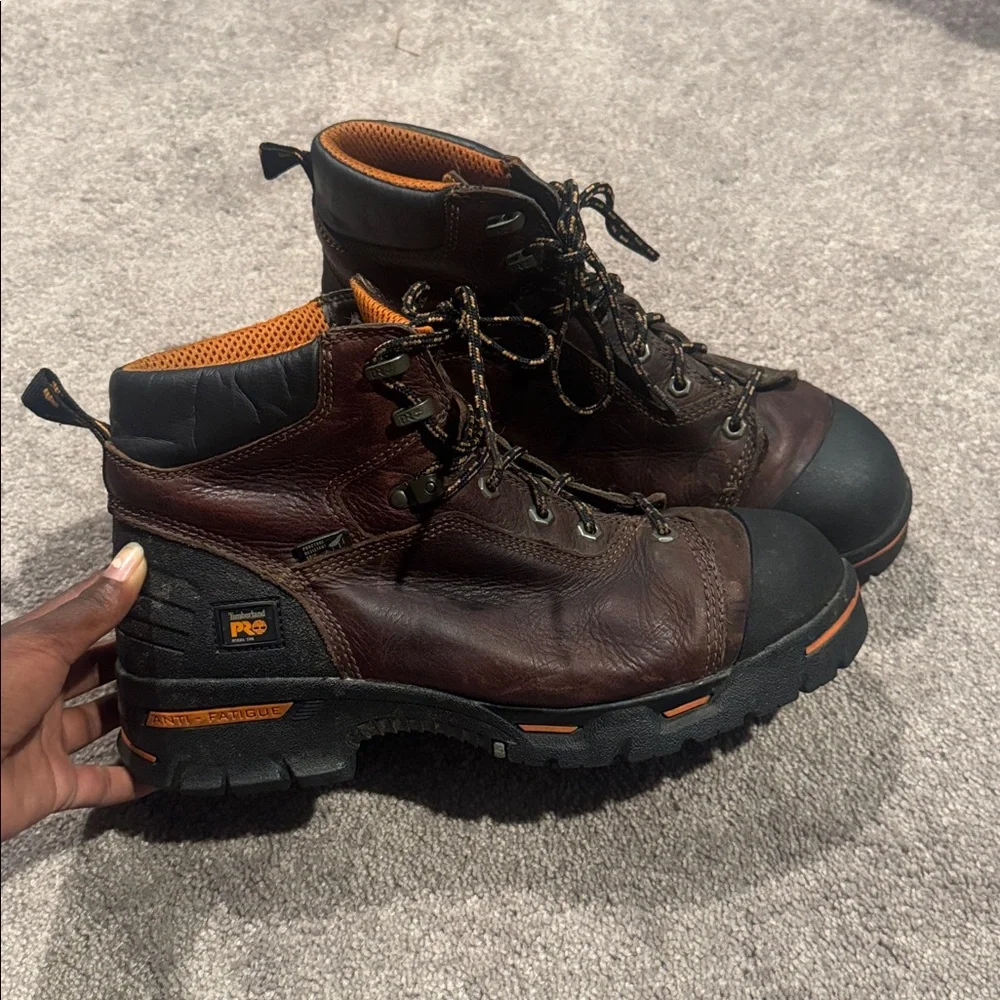 Timberland Pro Steel Toe Anti-Fatigue Oil Slip Resistant Boots SIZE 11W